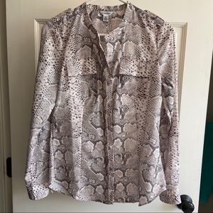 Calvin Klein - Pink Snake Print Blouse